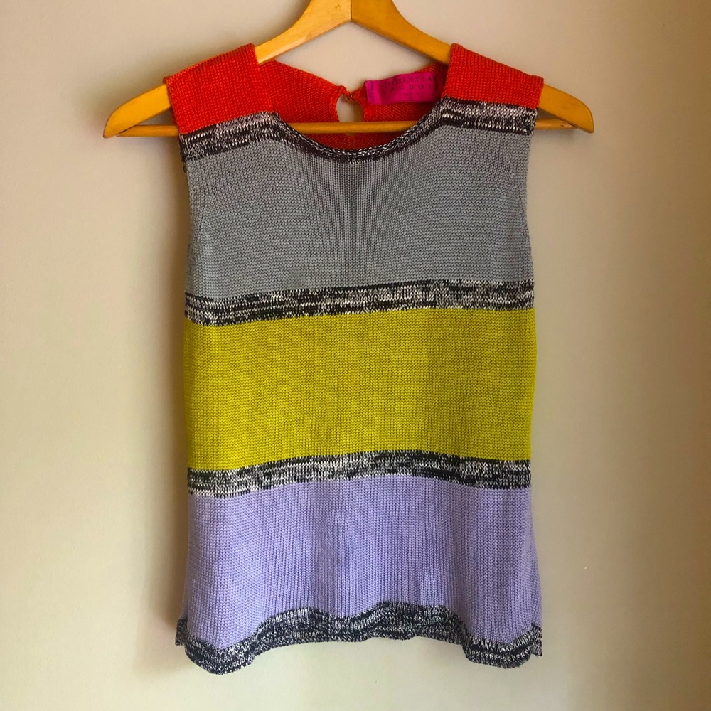 CHRISTIAN LACROIX vintage sleeveless top